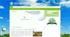Desktop Screenshot of golfova-hriste.cz