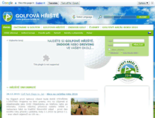 Tablet Screenshot of golfova-hriste.cz